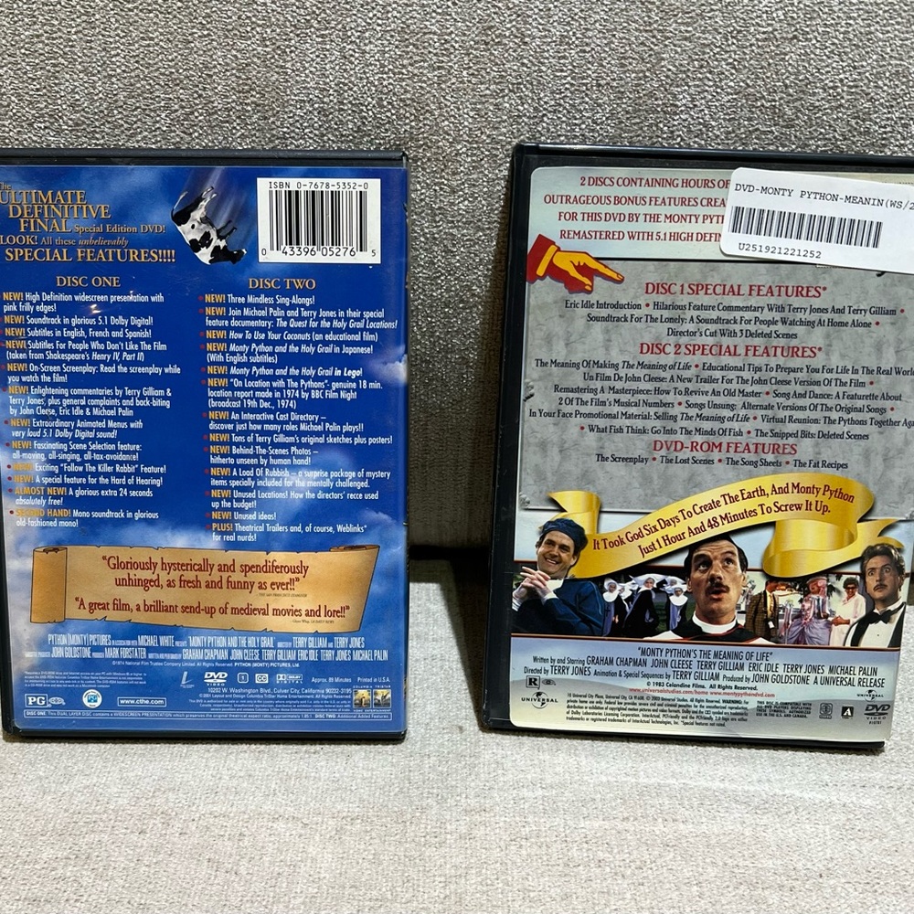 Monty Python Special Edition Dvd Bundle - Picture 2 of 4